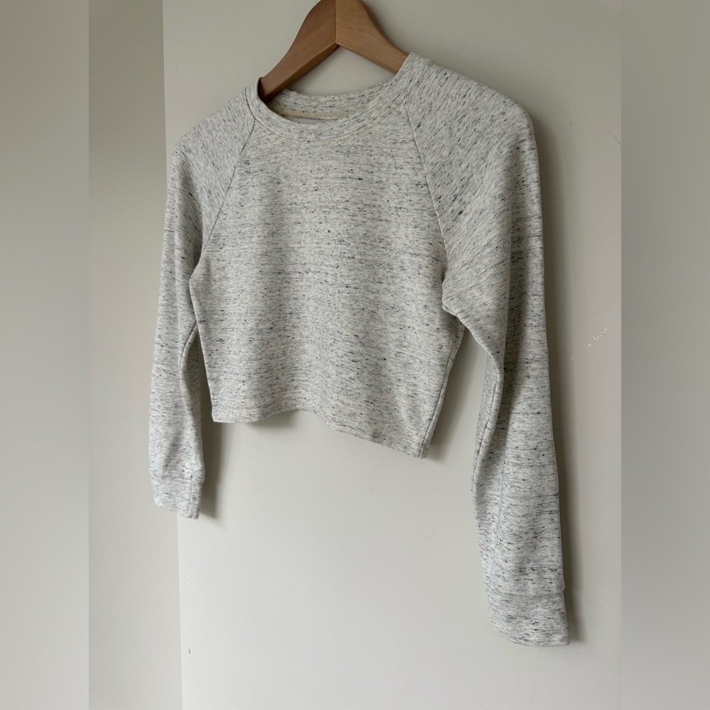 American Apparel - Raglan Sleeve Cropped Top - M